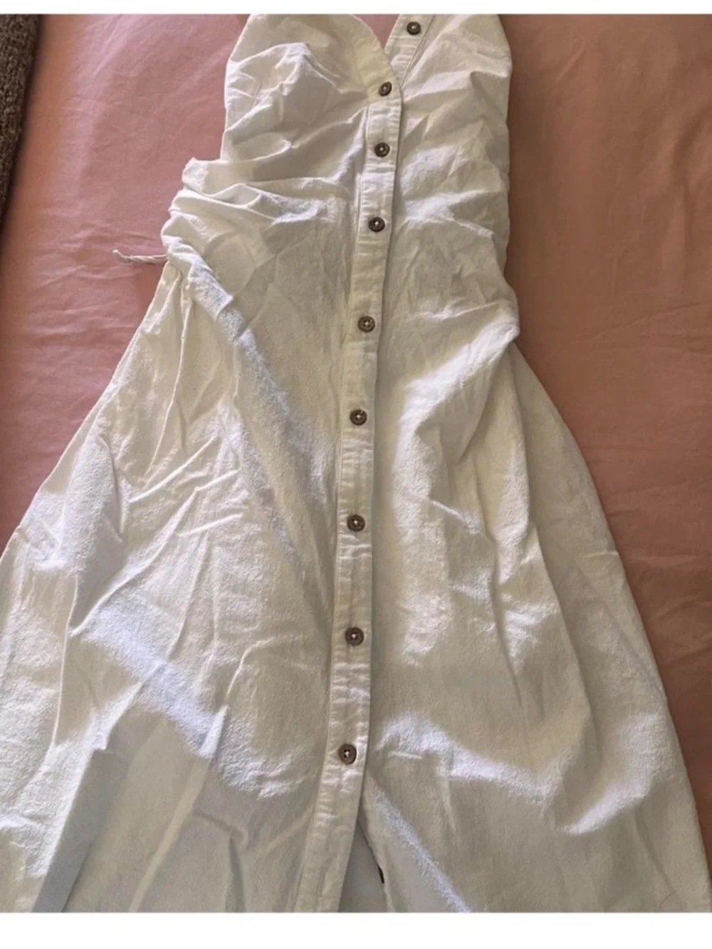 Free People Back At It halter midi dress - white - Picture 3 of 5